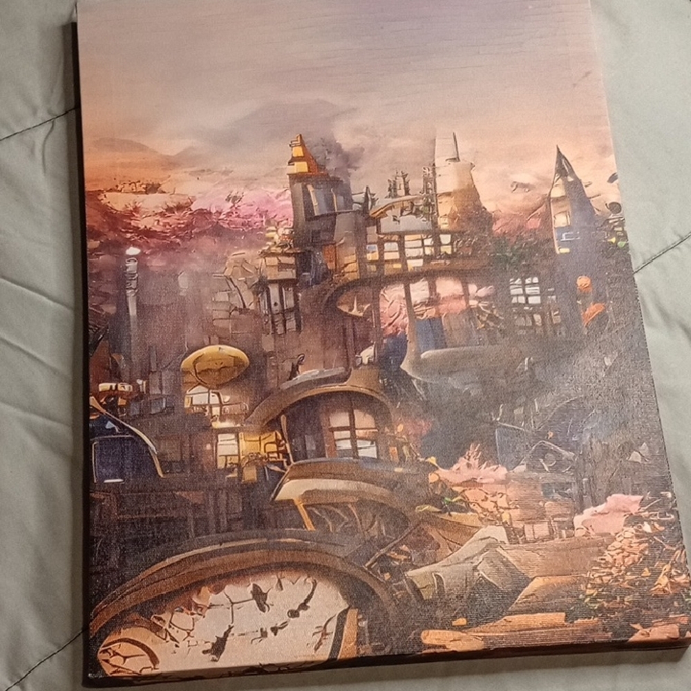 Fantasy Cityscape Canvas Art